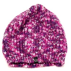 Empyre Knit Beanie Berry Purple Pink Knitted Acrylic
